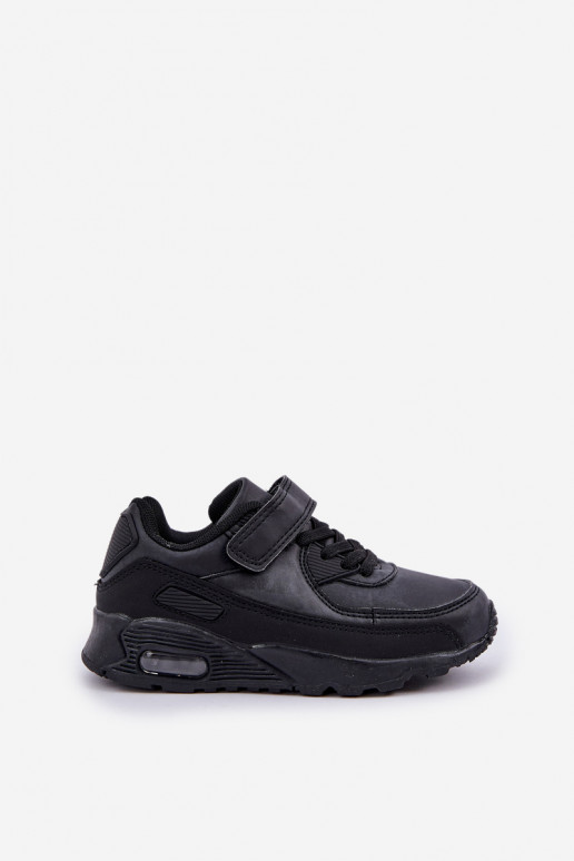 Sneakers modeļa apavi Bērnu apavi ar lipīgām aizdarēm melnas krāsas Krissandra Sneakers modeļa apavi Bērnu apavi ar lipīgām aizdarēm melnas krāsas Krissandra