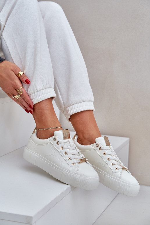 Sieviešu Sneakers modeļa apavi Big Star NN274211 baltas krāsas Sieviešu Sneakers modeļa apavi Big Star NN274211 baltas krāsas