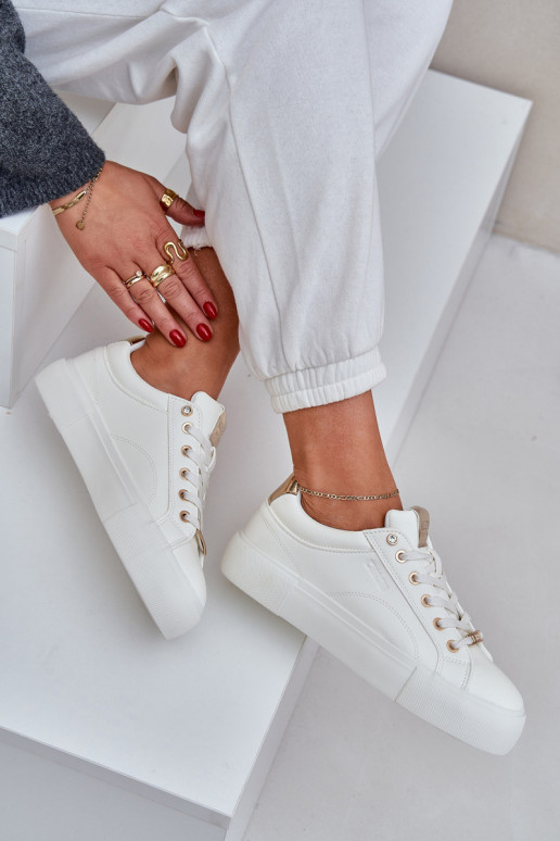 Sieviešu Sneakers modeļa apavi Big Star NN274211 baltas krāsas Sieviešu Sneakers modeļa apavi Big Star NN274211 baltas krāsas