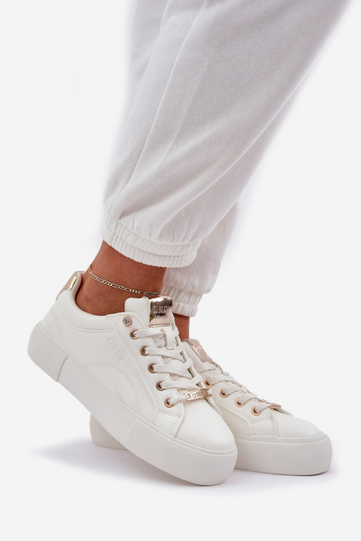 Sieviešu Sneakers modeļa apavi Big Star NN274211 baltas krāsas Sieviešu Sneakers modeļa apavi Big Star NN274211 baltas krāsas