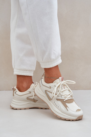 sporta apavi Sieviešu Big Star NN274A096 HI-POLY SYSTEM smilšu krāsas 2