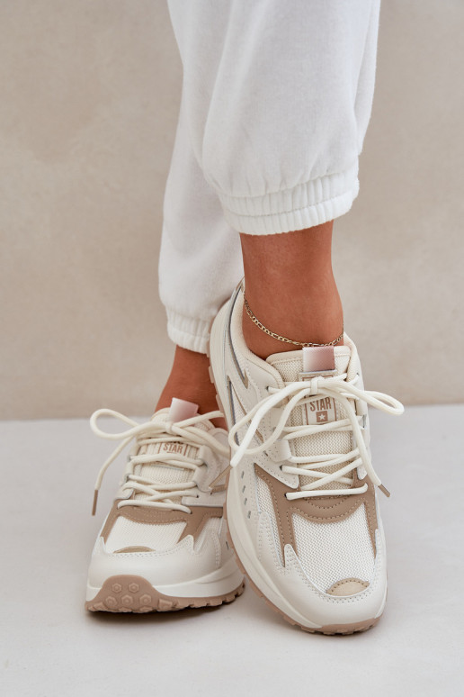 sporta apavi Sieviešu Big Star NN274A096 HI-POLY SYSTEM smilšu krāsas sporta apavi Sieviešu Big Star NN274A096 HI-POLY SYSTEM smilšu krāsas