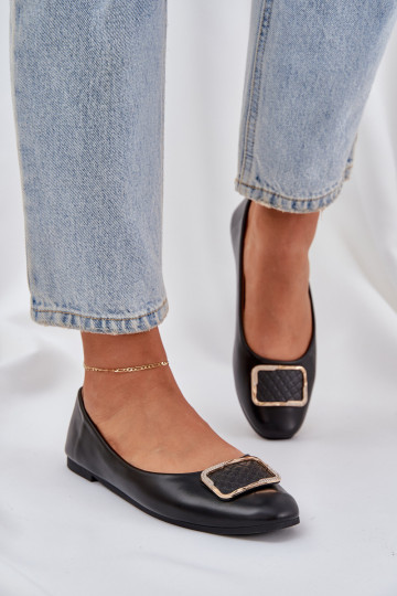 Eko Balerīnas ar ornamentiem melnas krāsas Tulnelia 2