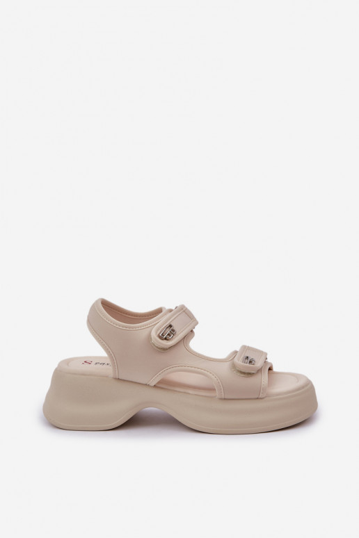 Auduma Vieglas basenes ar platformu Ziloņkaula krāsas Deniffia Auduma Vieglas basenes ar platformu Ziloņkaula krāsas Deniffia