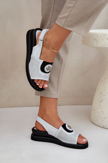 Sieviešu basenes ar platformu Sudraba krāsas Isnnoria