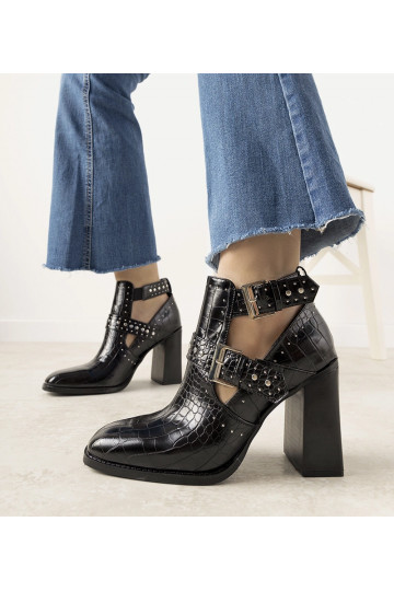 Melni ažūra puszābaki ar...