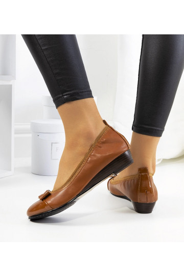 Rees Brown Wedge Ballet Flats 2