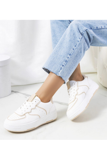 Baltas un bēšas sieviešu...