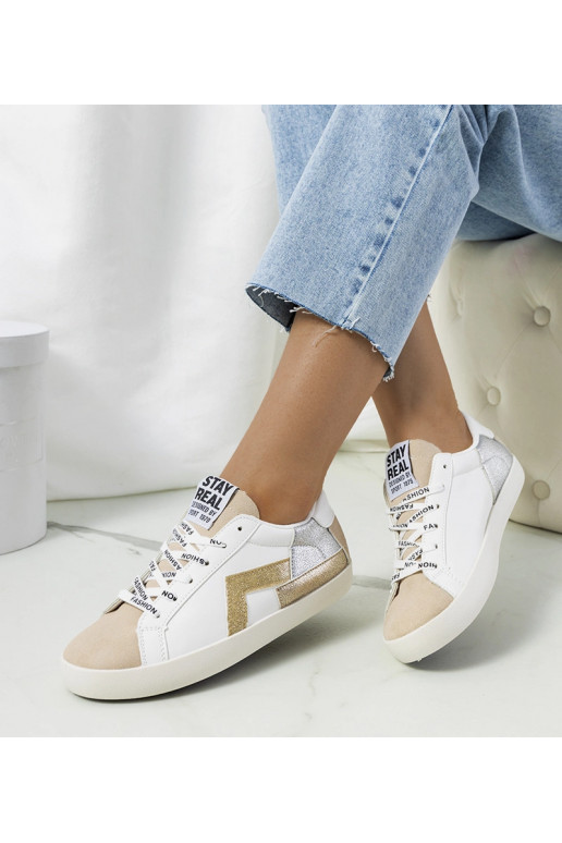 Amaal baltas spīdīgas kedas