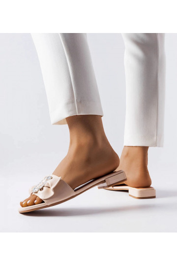 Bēšas elegantas sandales ar... 2