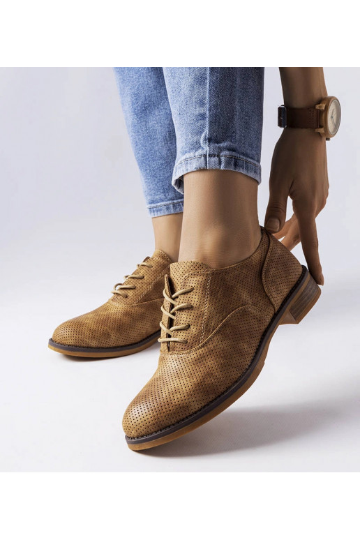 Brūni perforēti Kairaouani apavi