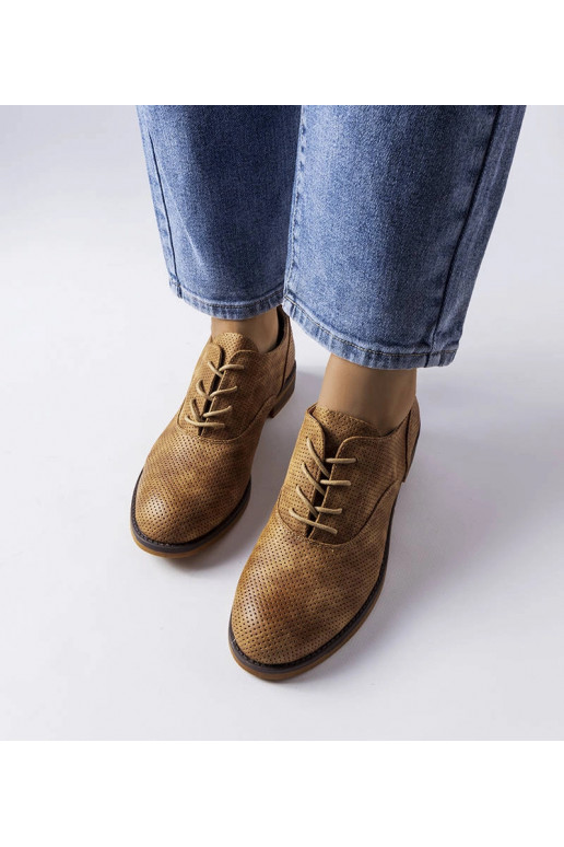 Brūni perforēti Kairaouani apavi