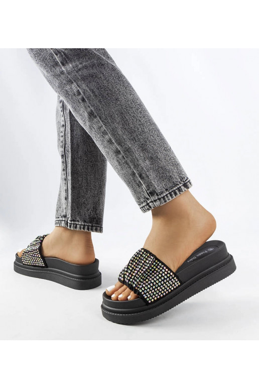 Melni Franet cirkona platformas mūļi