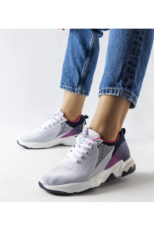 Baltas un tumši zilas Galatee sporta...