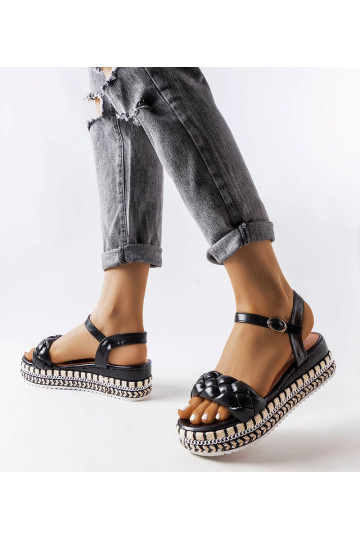 Katrin Black Platform sandales 2
