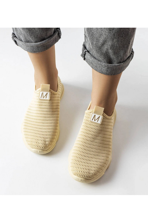 Azalee Beige Sieviešu Slip-On kedas