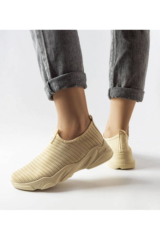 Azalee Beige Sieviešu Slip-On kedas