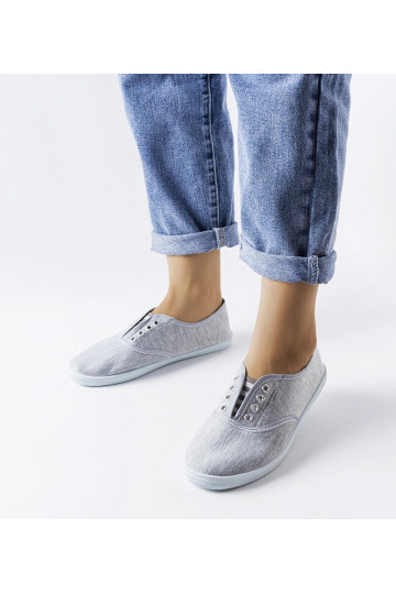 Vilma Grey Fabric Slip-On... 2