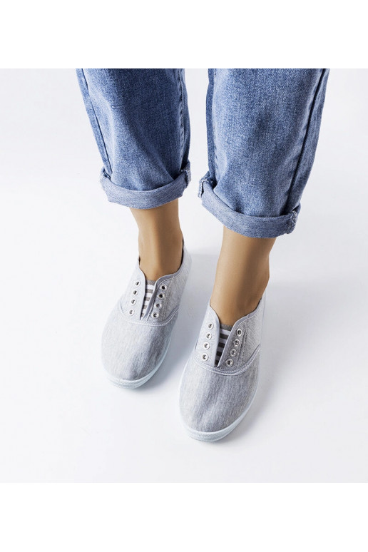 Vilma Grey Fabric Slip-On kedas