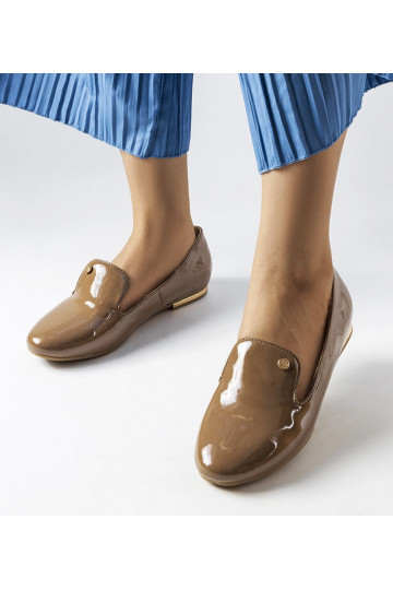 Brūnas lakādas Lang kurpes