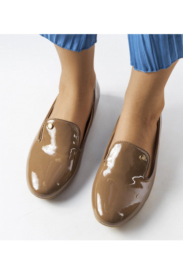 Brūnas lakādas Lang kurpes 2