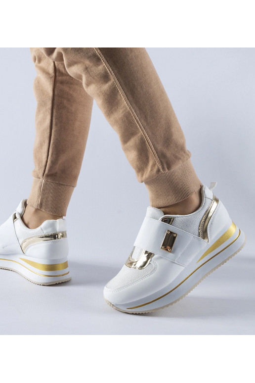 Sages White Slip-On platformas kedas