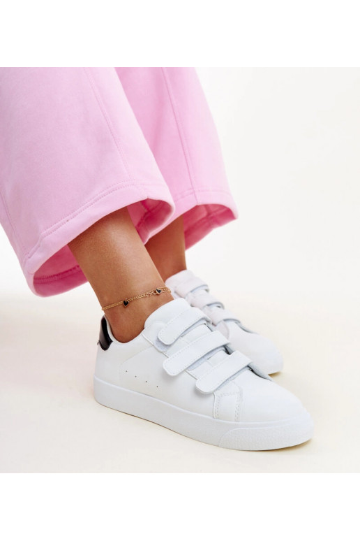 Melnbaltas Samala velcro kedas