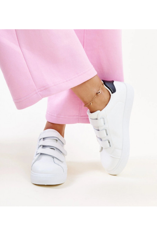 Melnbaltas Samala velcro kedas