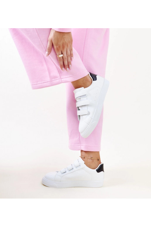 Melnbaltas Samala velcro kedas