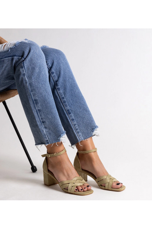 Zaļas Wajda augstpapēžu sandales