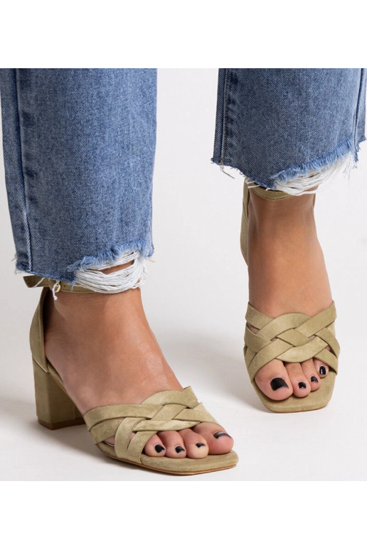 Zaļas Wajda augstpapēžu sandales