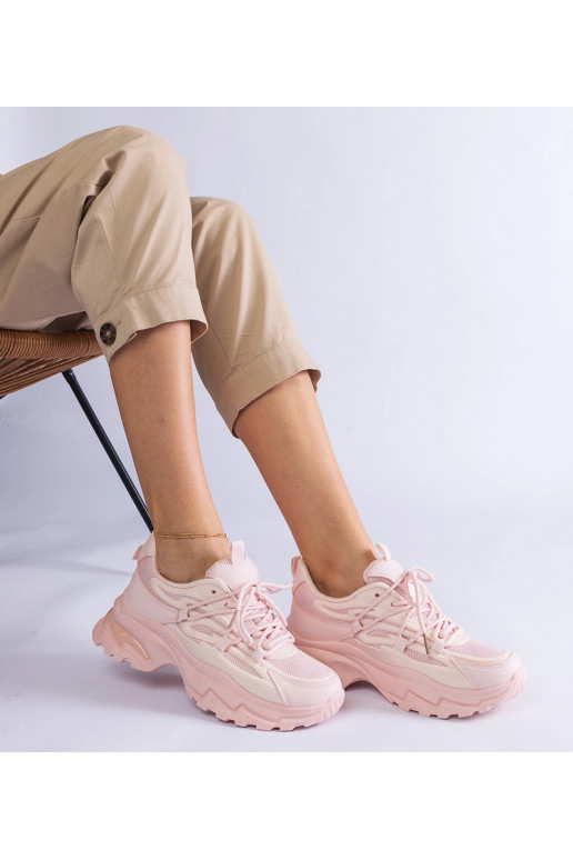 Rozā sporta kedas ar masīvu zoli Roxana