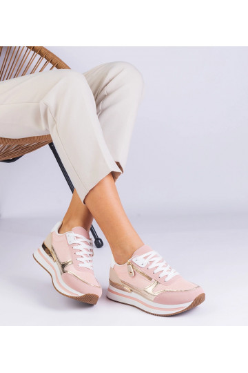 Rozā sporta kedas uz...