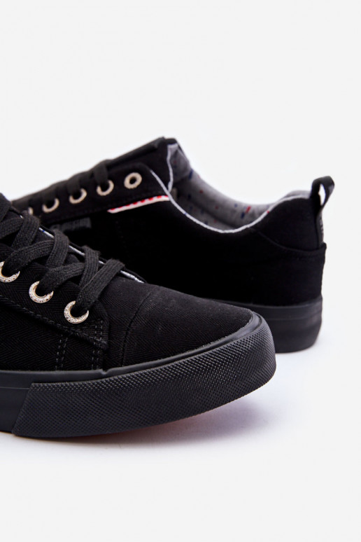 Zems vīriešiem Auduma brīvā laika apavi Big Star KK174002 melnas krāsas