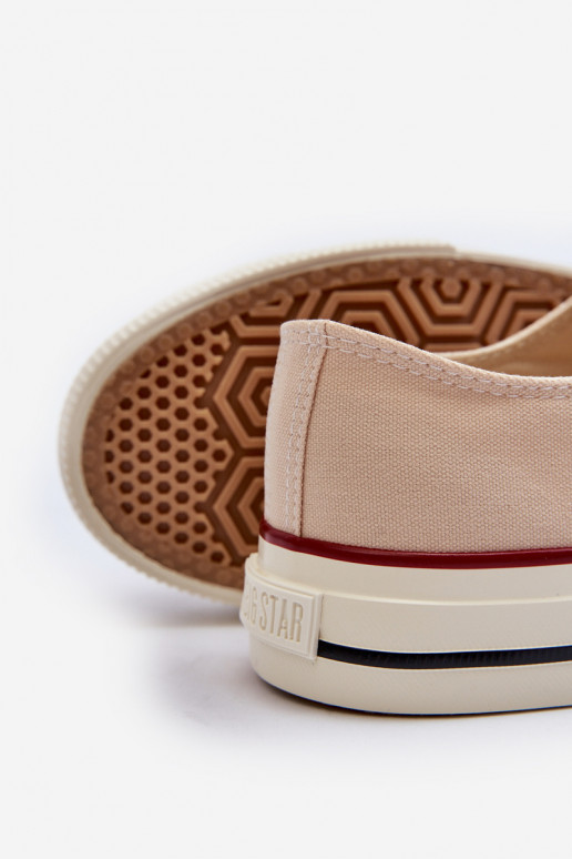 Zems sieviešu puszābaki Big Star NN274272 smilšu krāsas Zems sieviešu puszābaki Big Star NN274272 smilšu krāsas