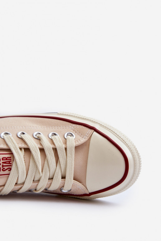 Zems sieviešu puszābaki Big Star NN274272 smilšu krāsas Zems sieviešu puszābaki Big Star NN274272 smilšu krāsas