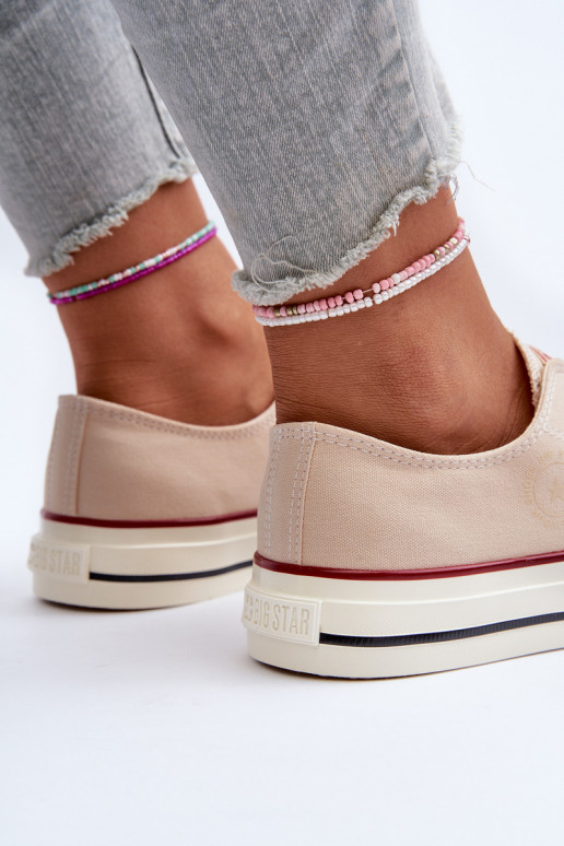 Zems sieviešu puszābaki Big Star NN274272 smilšu krāsas Zems sieviešu puszābaki Big Star NN274272 smilšu krāsas