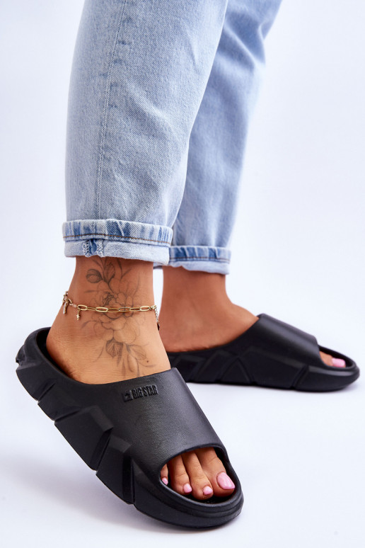 Gaisma Vieglas čības Big Star LL274594 melnas krāsas