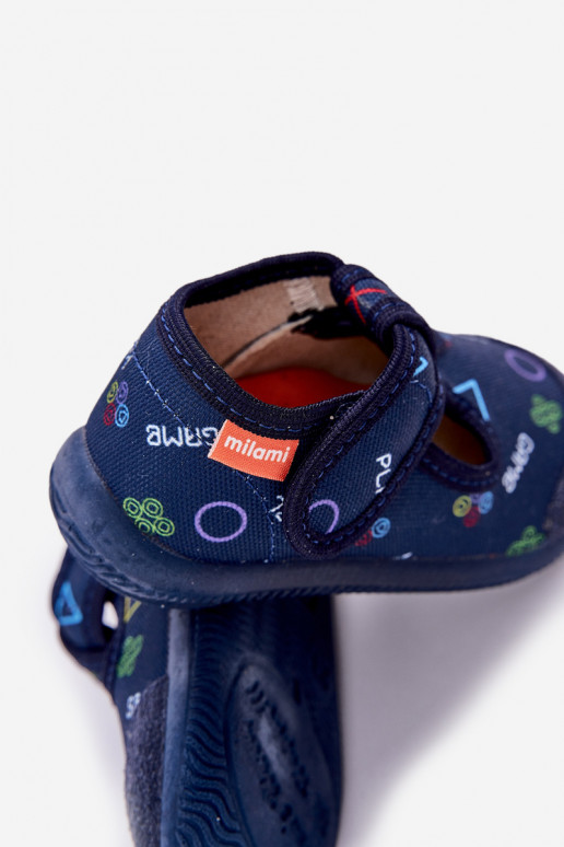 Čības Milami Bērnu apavi Elastyczne ar lipīgām aizdarēm tumši zilas krāsas Ambette