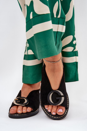 līdzenas zoles basenes ar ornamentiem melnas krāsas Haliones 2