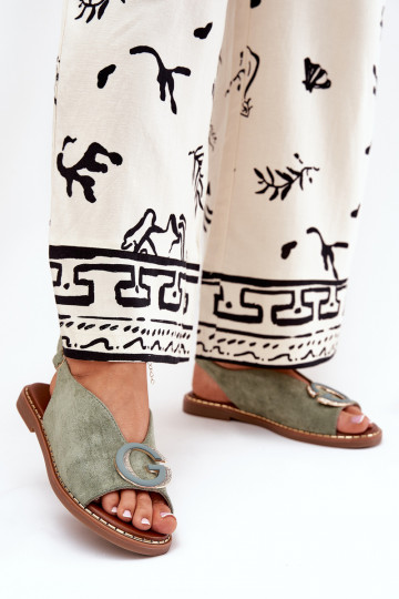 līdzenas zoles basenes ar ornamentiem Zaļas krāsas Haliones 2