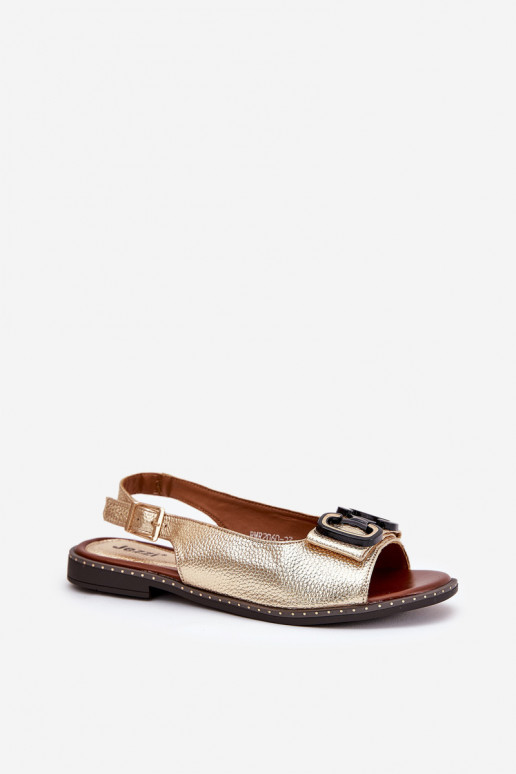 līdzenas zoles basenes ar ornamentiem Eko Āda Zelta krāsas Lilria līdzenas zoles basenes ar ornamentiem Eko Āda Zelta krāsas Lilria