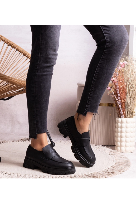 Melni puszābaki no eko ādas Kirna