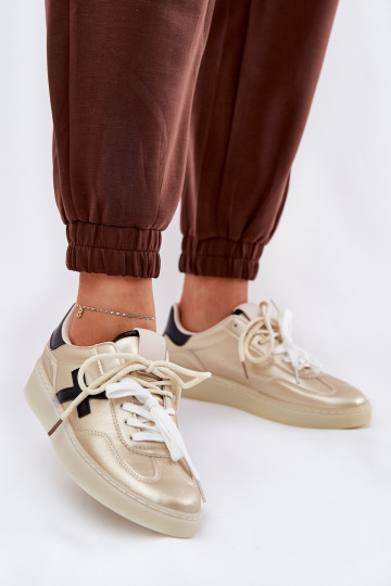 Zems sporta apavi Sieviešu Zelta krāsas Zelevelis