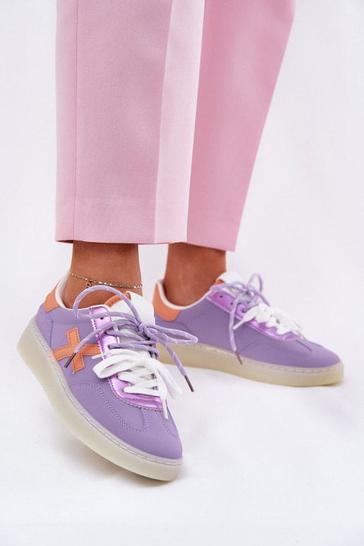 Zems sporta apavi Sieviešu Violeta krāsa Zelevelis Zems sporta apavi Sieviešu Violeta krāsa Zelevelis