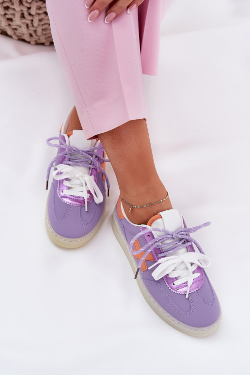 Zems sporta apavi Sieviešu Violeta krāsa Zelevelis Zems sporta apavi Sieviešu Violeta krāsa Zelevelis