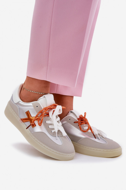 Zems sporta apavi Sieviešu Sudraba krāsas Zelevelis Zems sporta apavi Sieviešu Sudraba krāsas Zelevelis