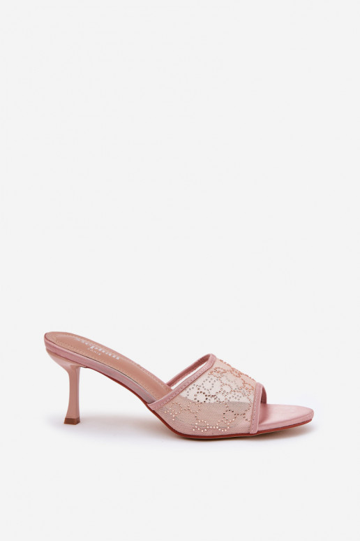 Dekorētas Čības ar papēdi Szampańskie Ennoriel Dekorētas Čības ar papēdi Szampańskie Ennoriel