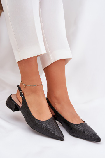 rakstainas basenes Sieviešu Ieslēgts Delikātsm Obcasie melnas krāsas Jorela