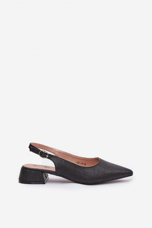 rakstainas basenes Sieviešu Ieslēgts Delikātsm Obcasie melnas krāsas Jorela